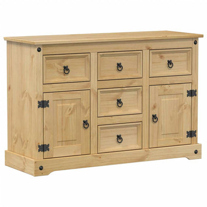 vidaXL Sideboard Corona 112x40x75 cm Solid Wood Pine 2