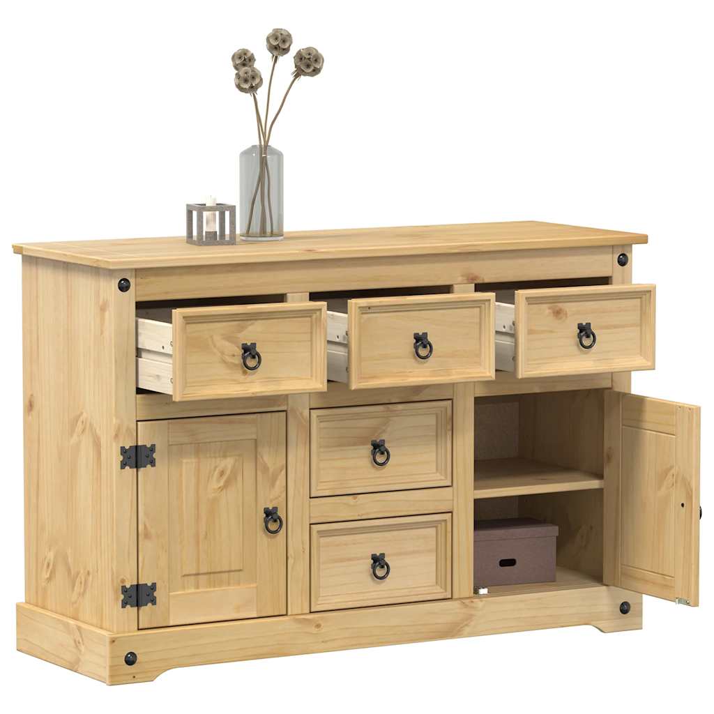 vidaXL Sideboard Corona 112x40x75 cm Solid Wood Pine 1