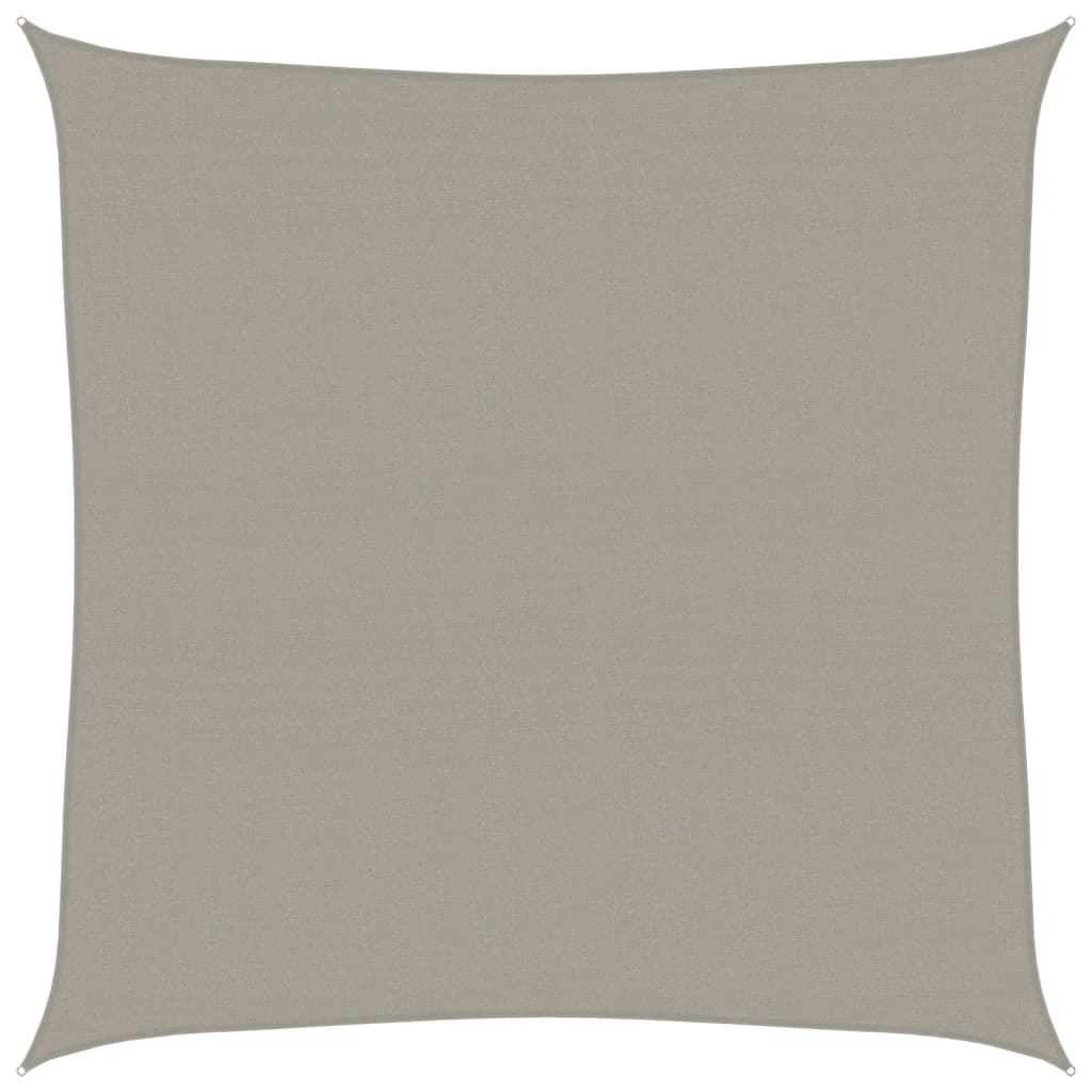 Sunshade Sail 160 g/m² 4x4 m HDPE Light grey