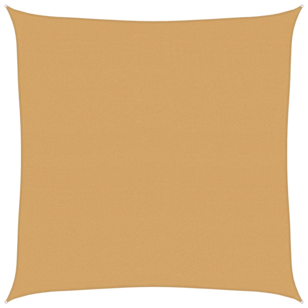 Sunshade Sail 160 g/m² 5x5 m HDPE Sand