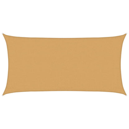 Sunshade Sail 160 g/m² 3x6 m HDPE Sand