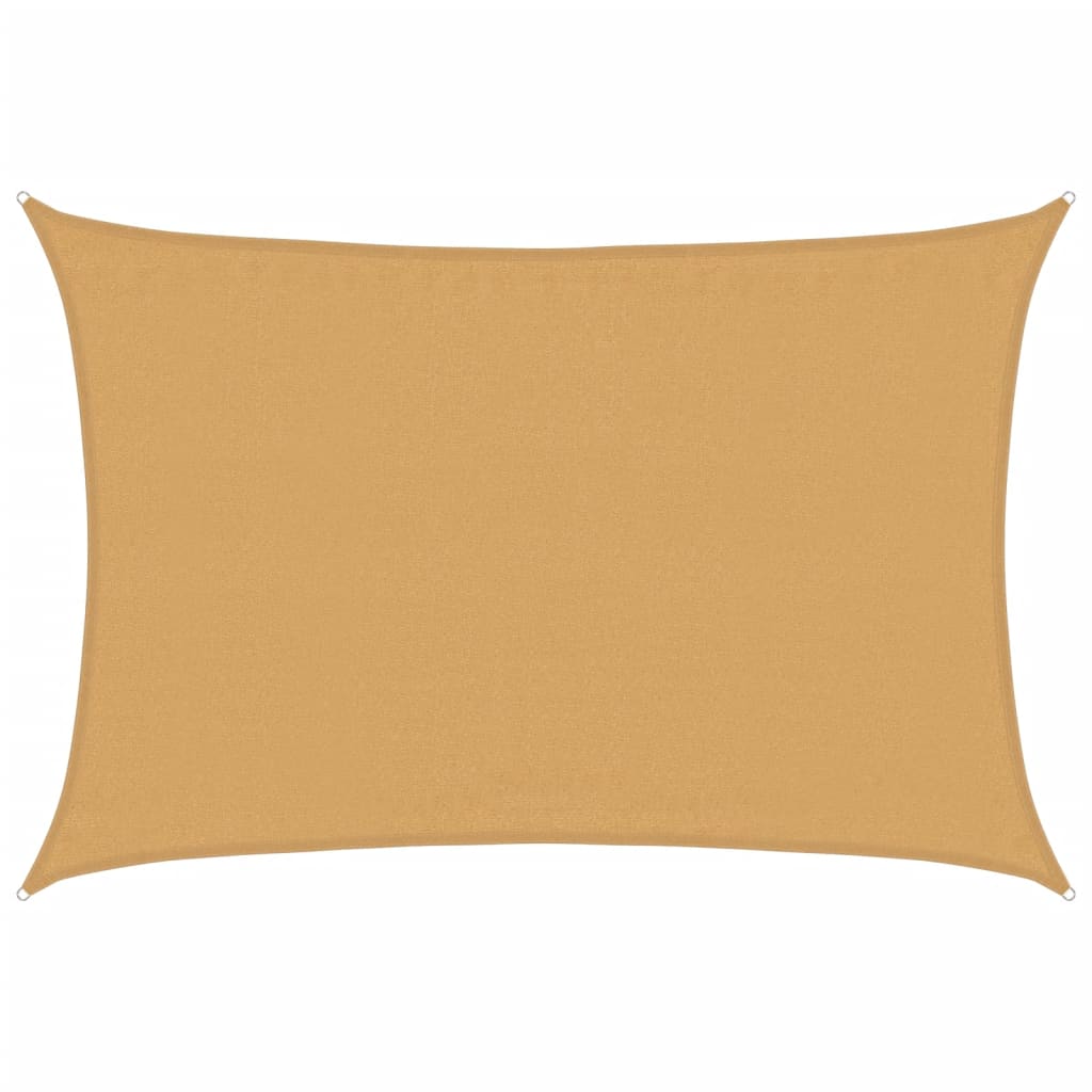 Sunshade Sail 160 g/m² 3.5x5 m HDPE Sand