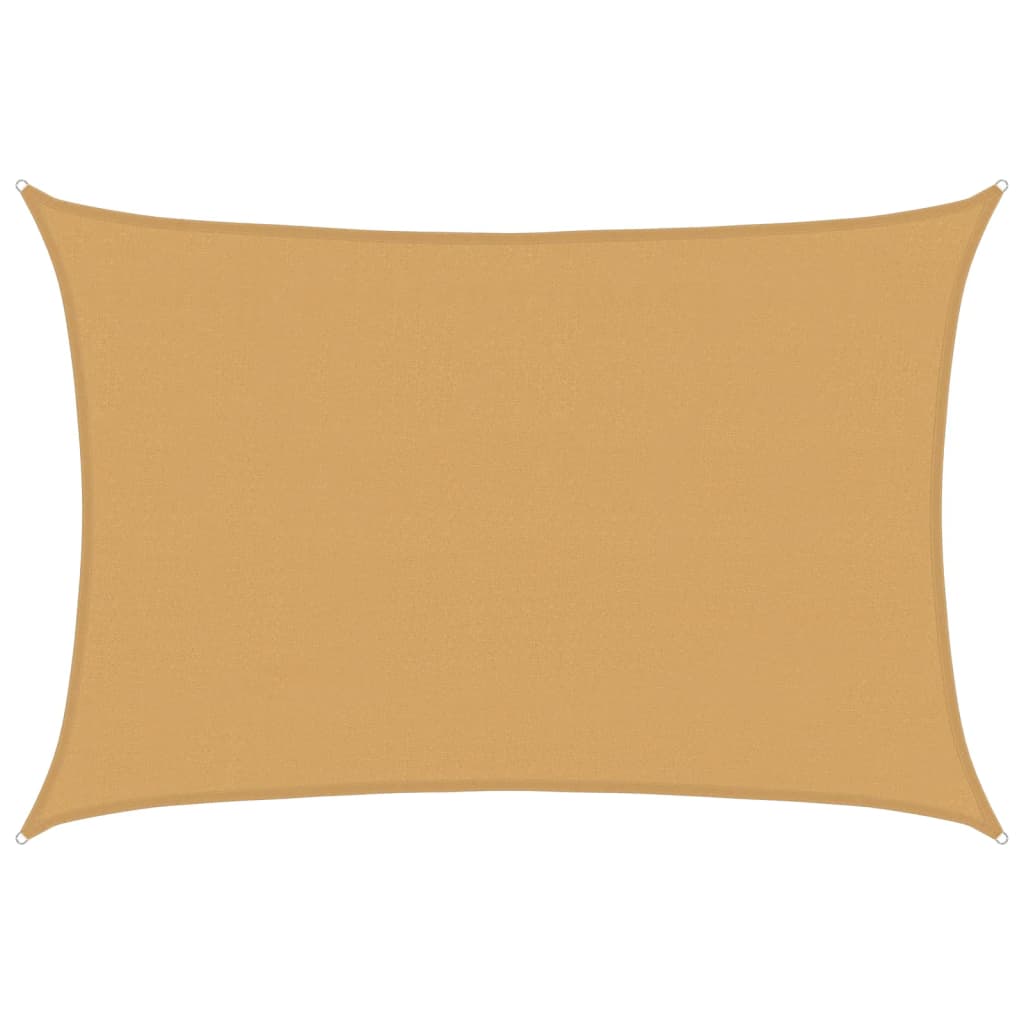 Sunshade Sail 160 g/m² 4x5 m HDPE Sand