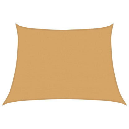 Sunshade Sail 160 g/m² HDPE 4/5 x 3 m Sand