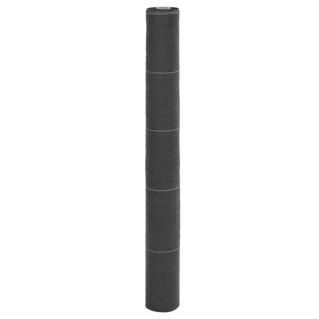 vidaXL Weed Membrane Black 1x200 m PP 1