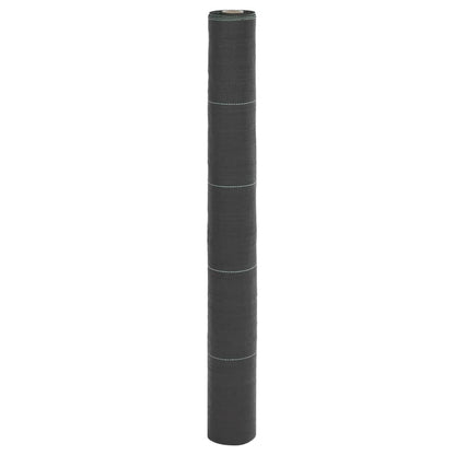 vidaXL Weed Membrane Black 1x200 m PP 1