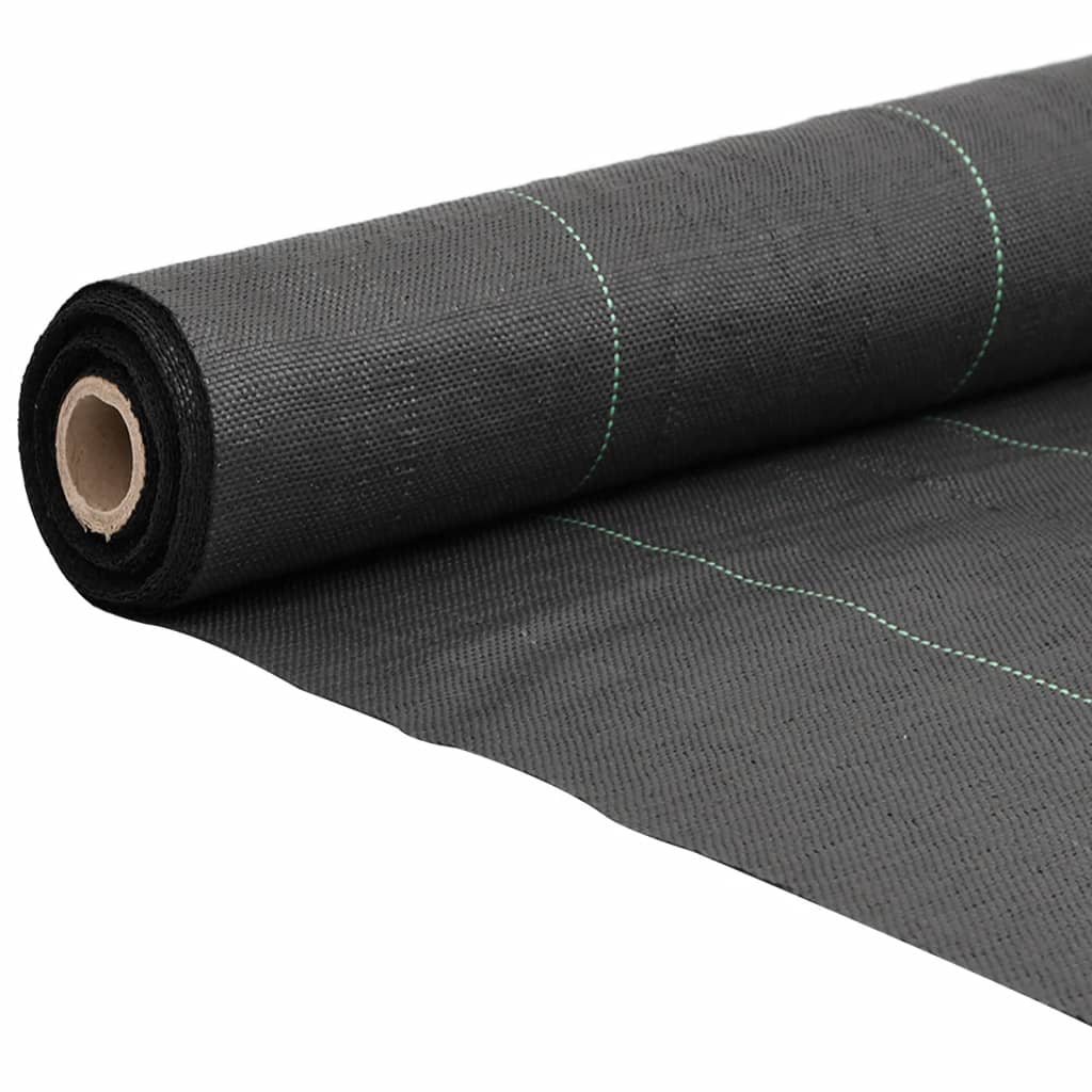vidaXL Weed Membrane Black 1x200 m PP 3
