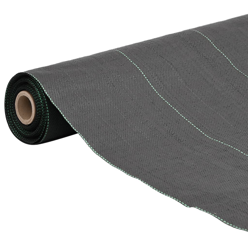 vidaXL Weed Membrane Black 4x50 m PP 2