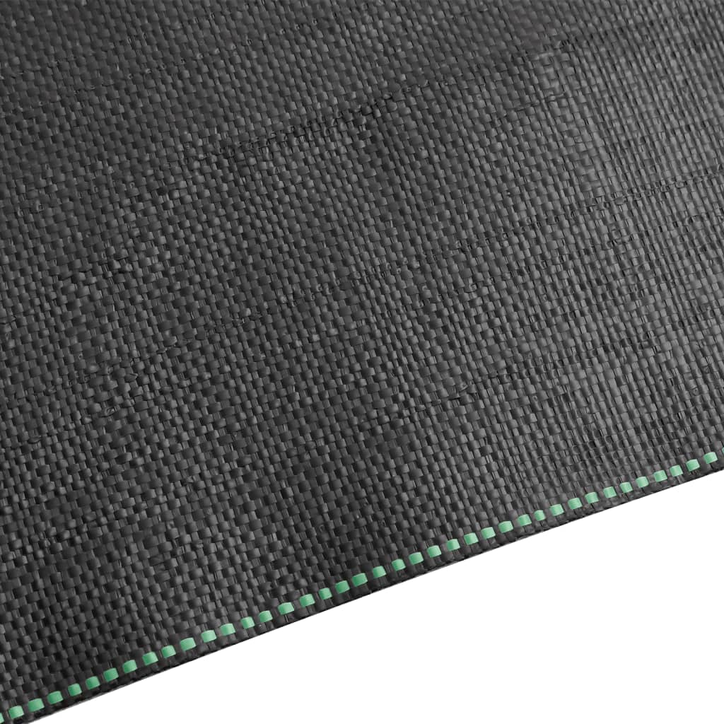 vidaXL Weed Membrane Black 4x50 m PP 4