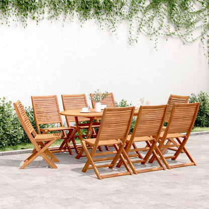 vidaXL Folding Chairs Solid Wood Acacia