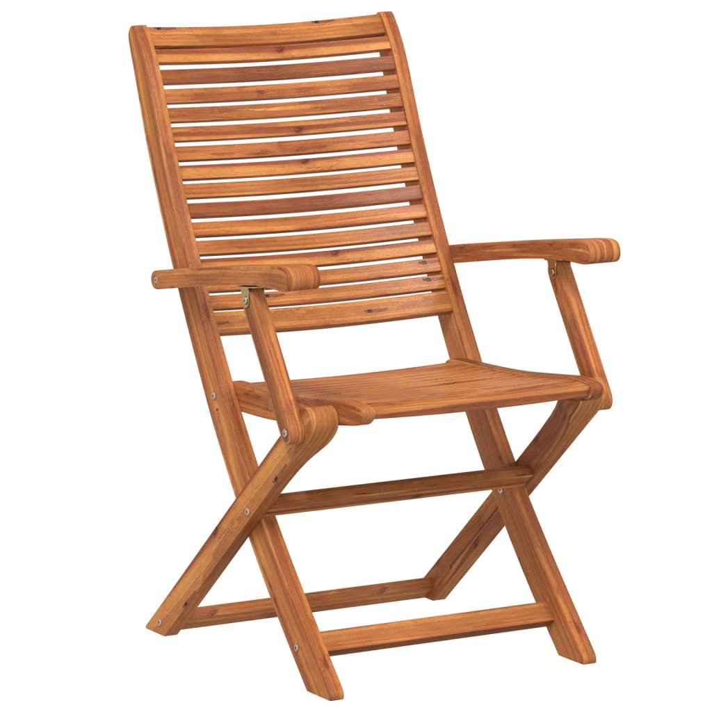vidaXL Folding Chairs 4 pcs 57x66x95 cm Solid Wood Acacia 3