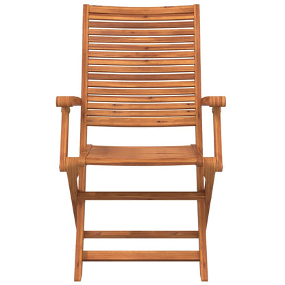 vidaXL Folding Chairs 4 pcs 57x66x95 cm Solid Wood Acacia 4