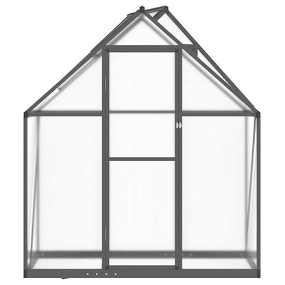 vidaXL Greenhouse with Base Frame Anthracite 169x58x195 cm Aluminium 3