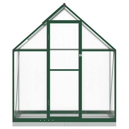 Greenhouse with Base Frame Aluminium Width 169 cm Green 202 cm 58 cm