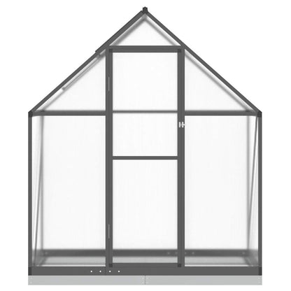 vidaXL Greenhouse with Base Frame Anthracite 169x58x202 cm Aluminium 3