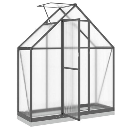 vidaXL Greenhouse with Base Frame Anthracite 169x58x202 cm Aluminium 6