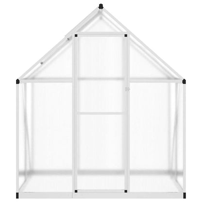 vidaXL Greenhouse with Base Frame Silver 169x114x195 cm Aluminium 3