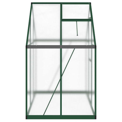 vidaXL Greenhouse with Base Frame Green 169x114x195 cm Aluminium 5
