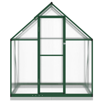 vidaXL Greenhouse with Base Frame Green 169x114x202 cm Aluminium 3