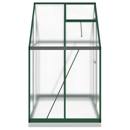 vidaXL Greenhouse with Base Frame Green 169x114x202 cm Aluminium 5