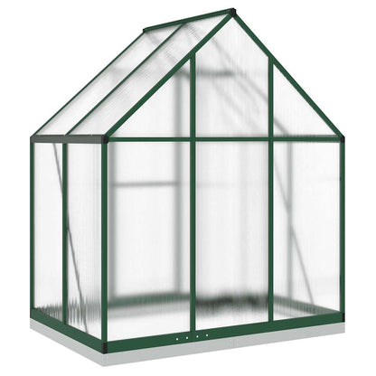 vidaXL Greenhouse with Base Frame Green 169x114x202 cm Aluminium 4