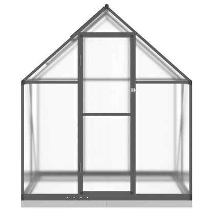 vidaXL Greenhouse with Base Frame Anthracite 169x114x202 cm Aluminium 3