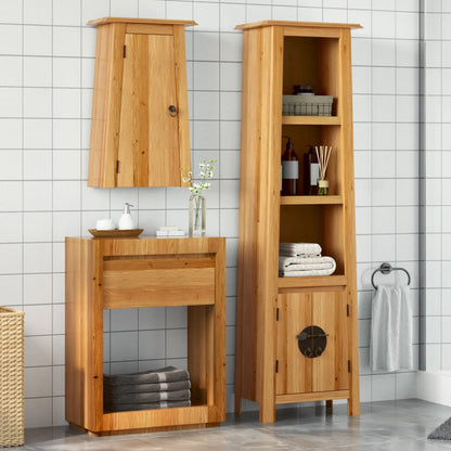 vidaXL 2 Piece Bathroom Furniture Set Solid Wood Pine 1