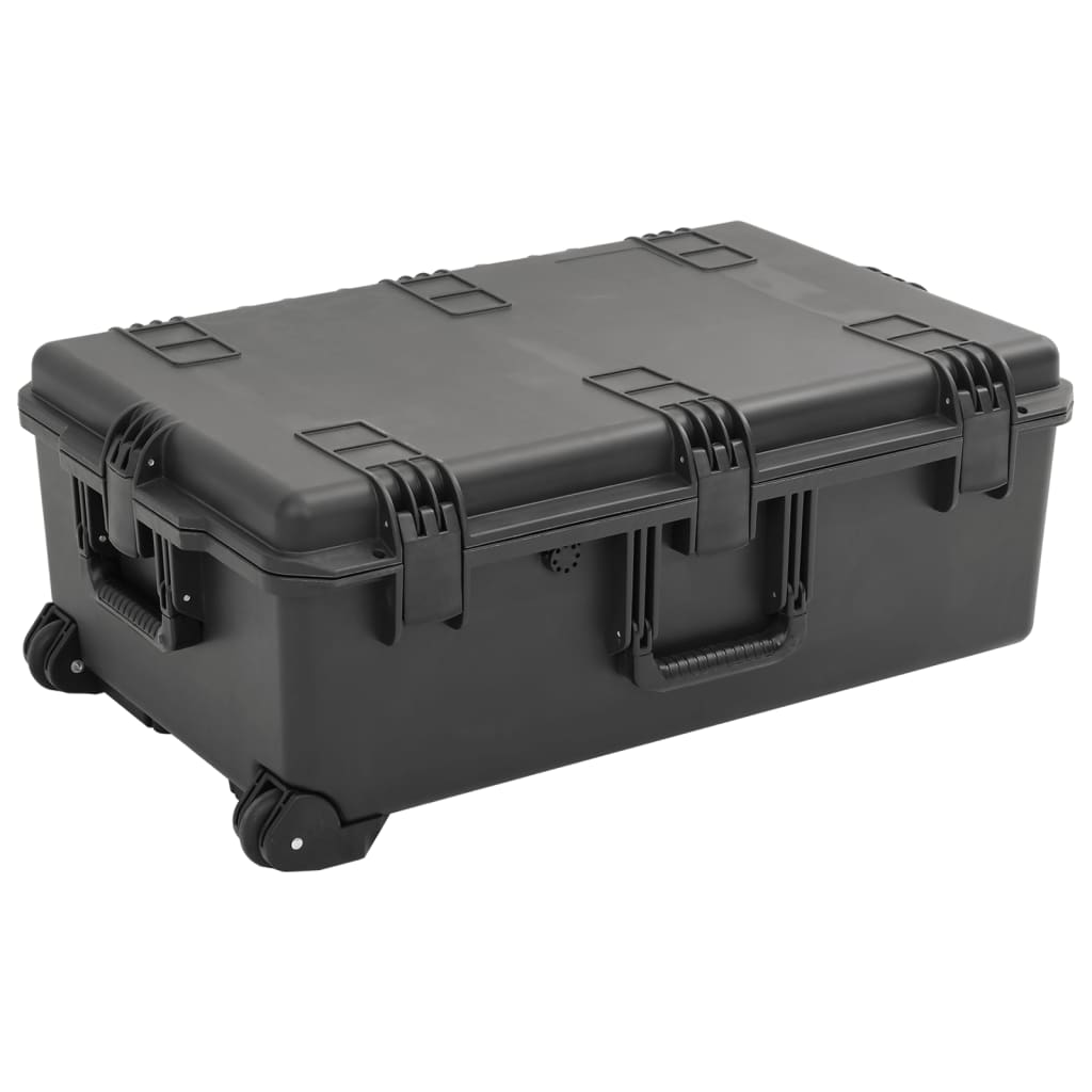 vidaXL Portable Flight Case Black 79,5x51,5x30,5 cm PP 1