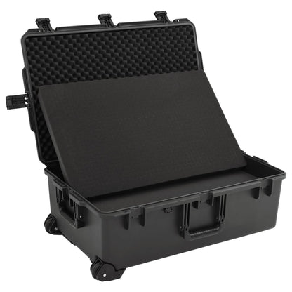 vidaXL Portable Flight Case Black 79,5x51,5x30,5 cm PP 5