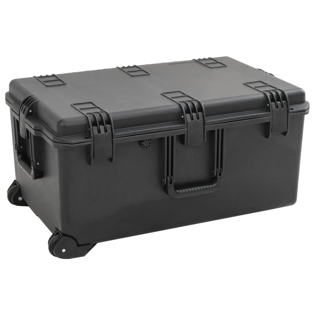 vidaXL Portable Flight Case Black 79,5x52x39 cm PP 1