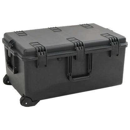 vidaXL Portable Flight Case Black 79,5x52x39 cm PP 1