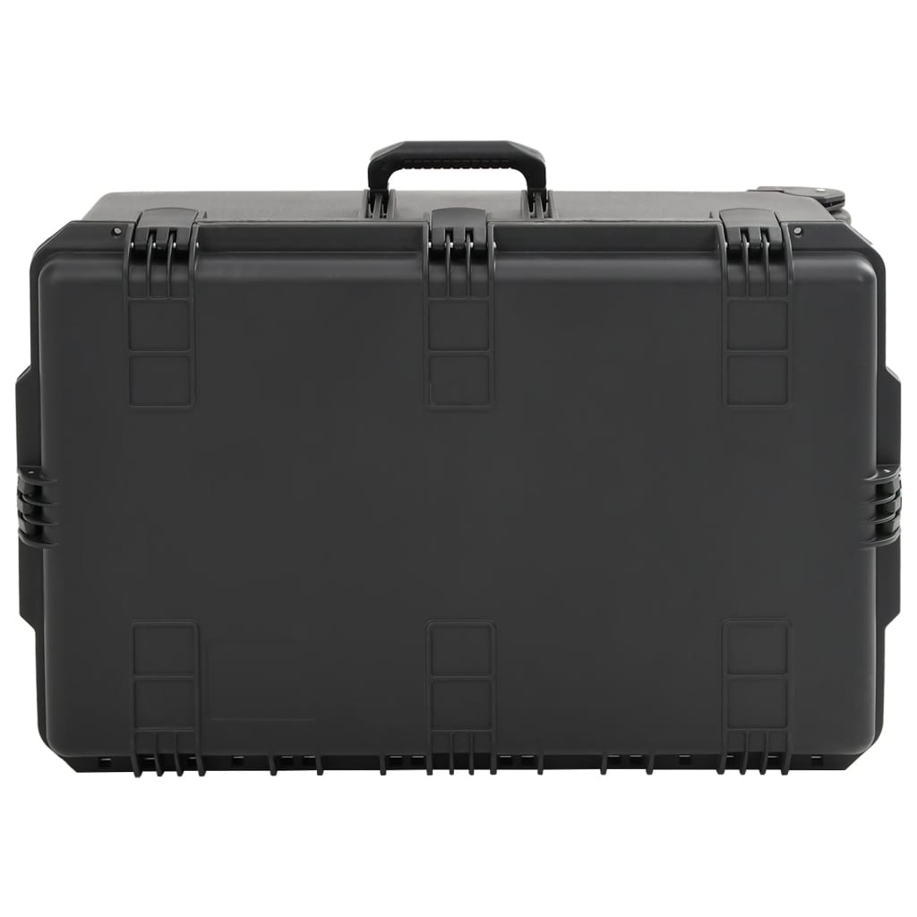 vidaXL Portable Flight Case Black 79,5x52x39 cm PP 2