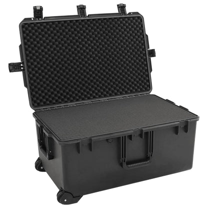 vidaXL Portable Flight Case Black 79,5x52x39 cm PP 4