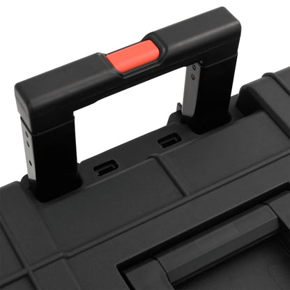 Portable Flight Case Black 56,5x34x16 cm PP 56.5 cm 48 cm 45.5 cm