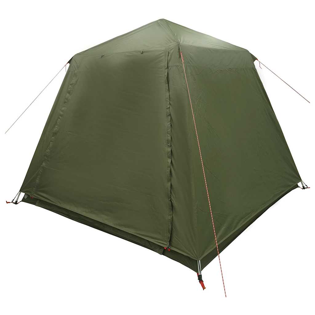 vidaXL Fishing Tent 4-Person Olive Green Quick Release 3