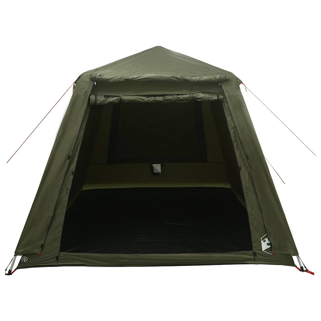 vidaXL Fishing Tent 4-Person Olive Green Quick Release 4