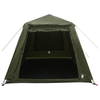 vidaXL Fishing Tent 4-Person Olive Green Quick Release 4