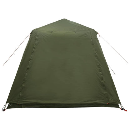 vidaXL Fishing Tent 4-Person Olive Green Quick Release 5