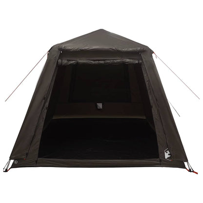 vidaXL Fishing Tent 4-Person Brown Quick Release 4