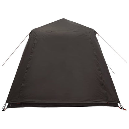 vidaXL Fishing Tent 4-Person Brown Quick Release 5