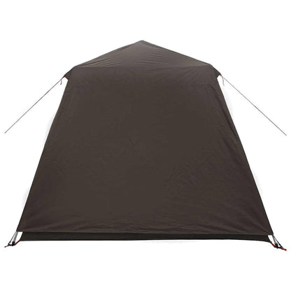 vidaXL Fishing Tent 4-Person Brown Quick Release 6