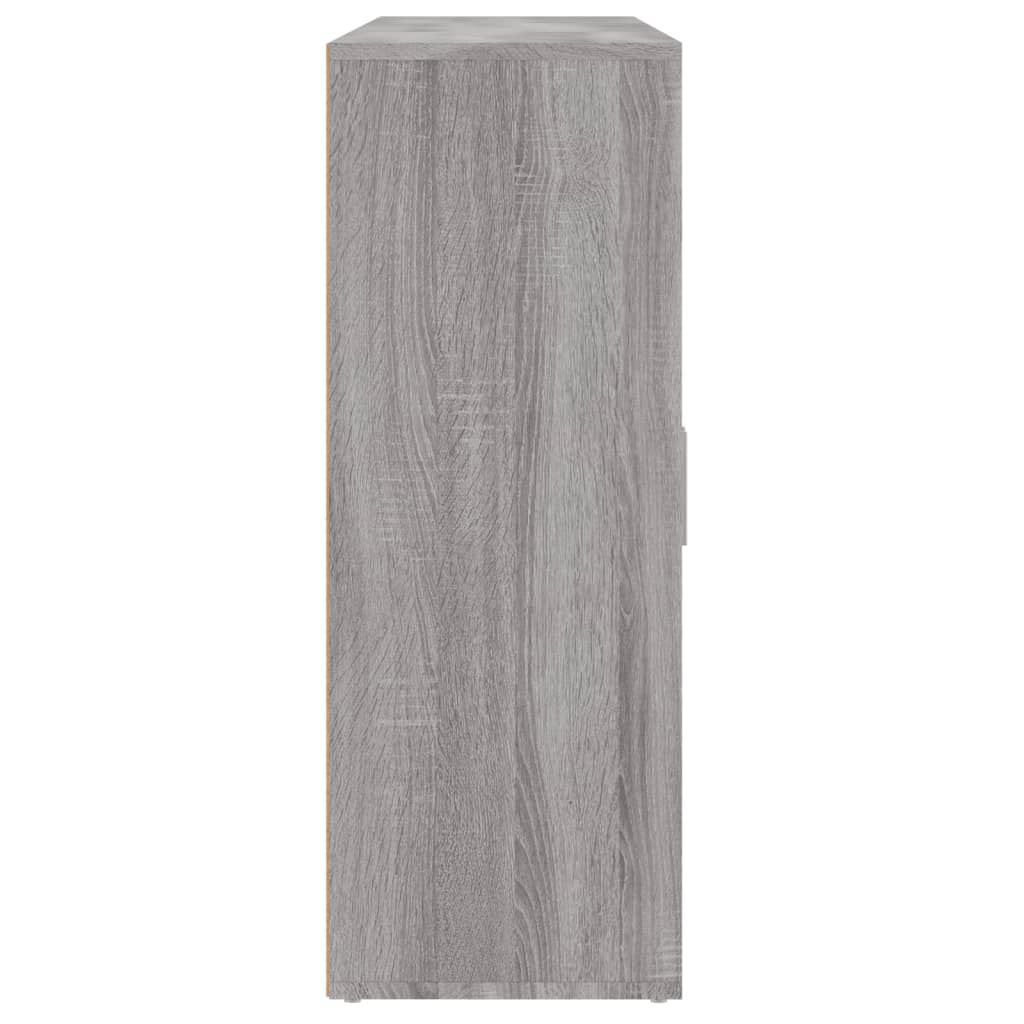 vidaXL Sideboards 3 pcs Grey Sonoma 60x31x84 cm Engineered Wood 5