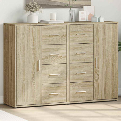 vidaXL Sideboards 2 pcs 60x31x84 cm Engineered Wood