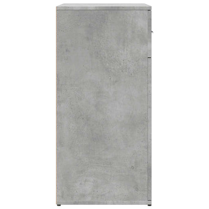 vidaXL Sideboards 2 pcs Concrete Grey 79x38x80 cm Engineered Wood 6