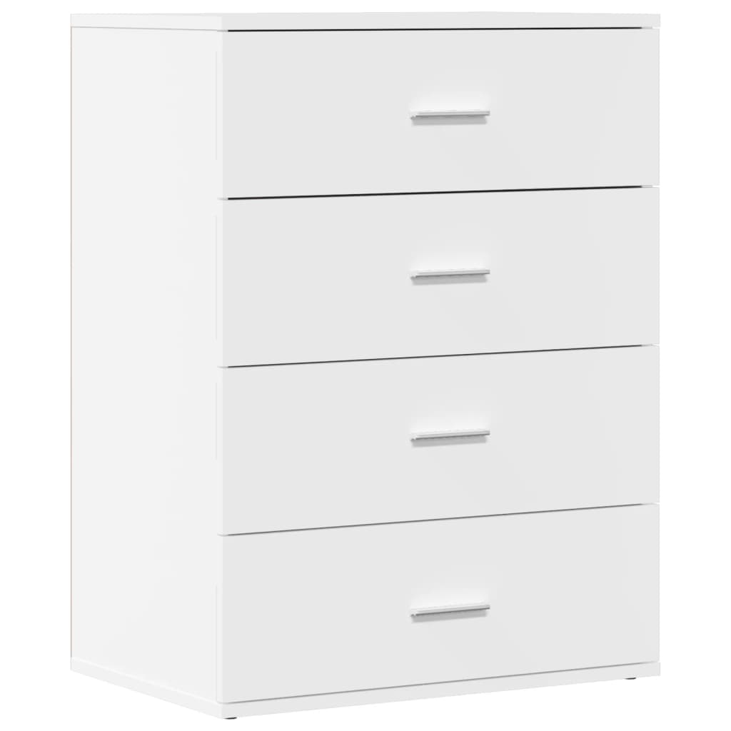 vidaXL Sideboards 2 pcs White 60x39x80 cm Engineered Wood 4