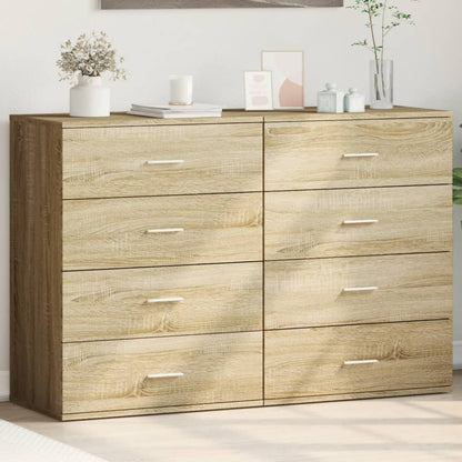 vidaXL Sideboards 2 pcs 60x39x80 cm Engineered Wood