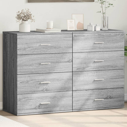 vidaXL Sideboards 2 pcs 60x39x80 cm Engineered Wood