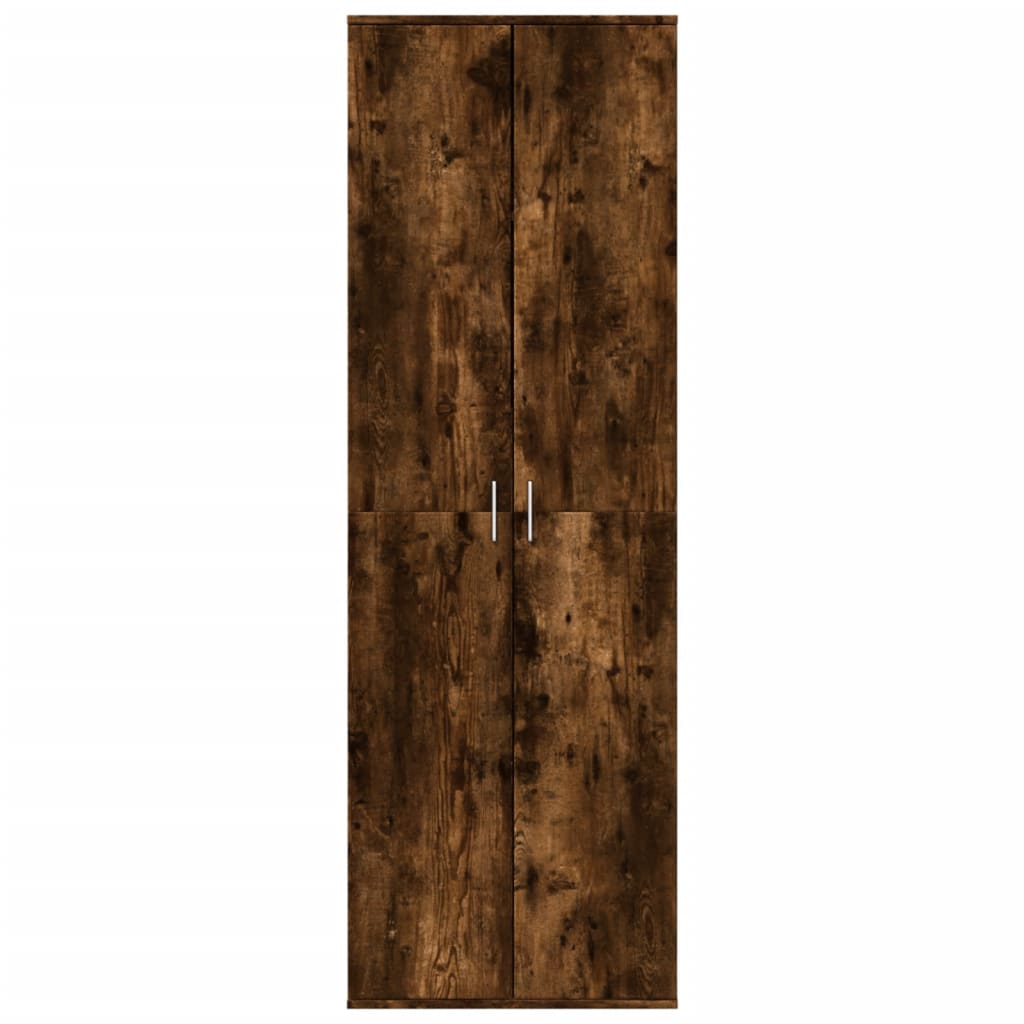 vidaXL Highboard Smoked Oak 60x35x180 cm Engineered Wood 3