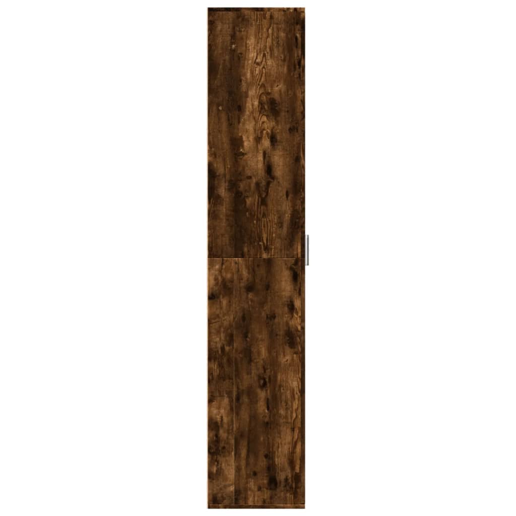 vidaXL Highboard Smoked Oak 60x35x180 cm Engineered Wood 4