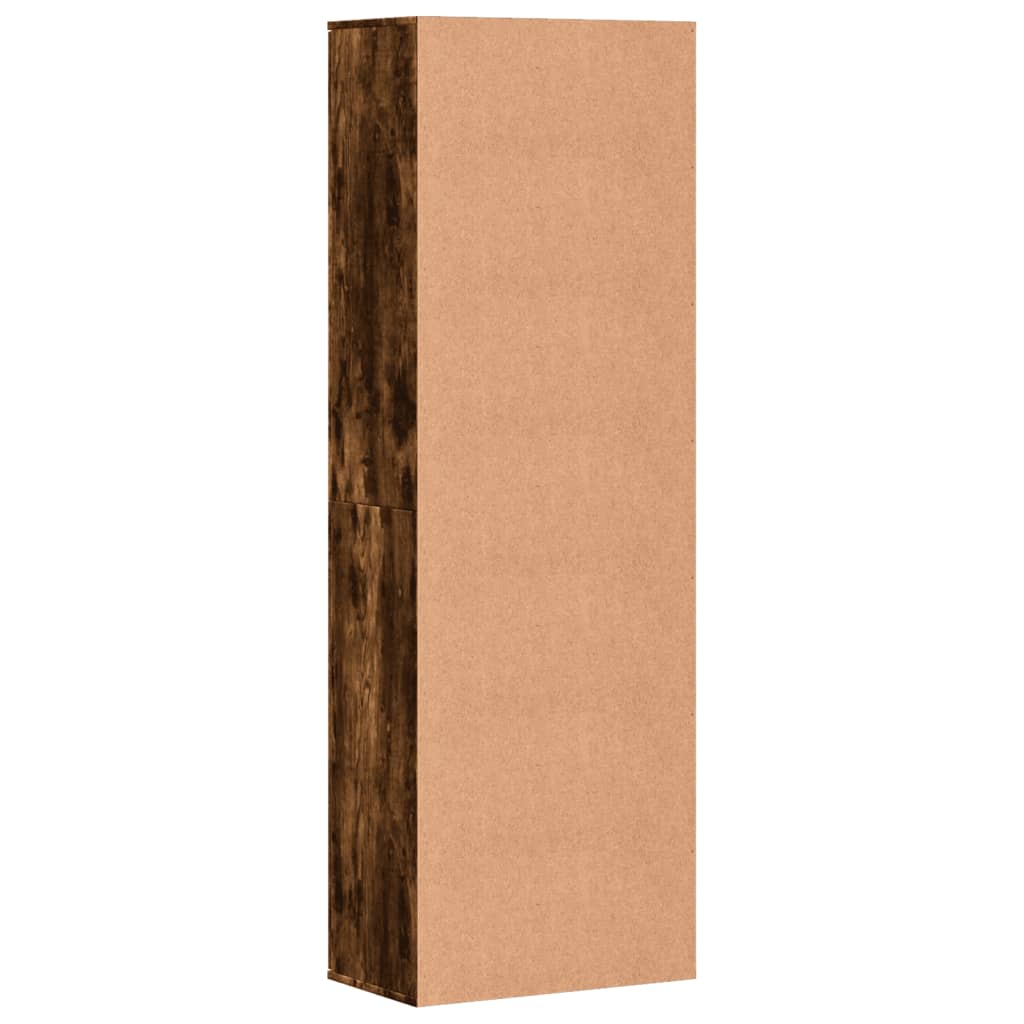 vidaXL Highboard Smoked Oak 60x35x180 cm Engineered Wood 5